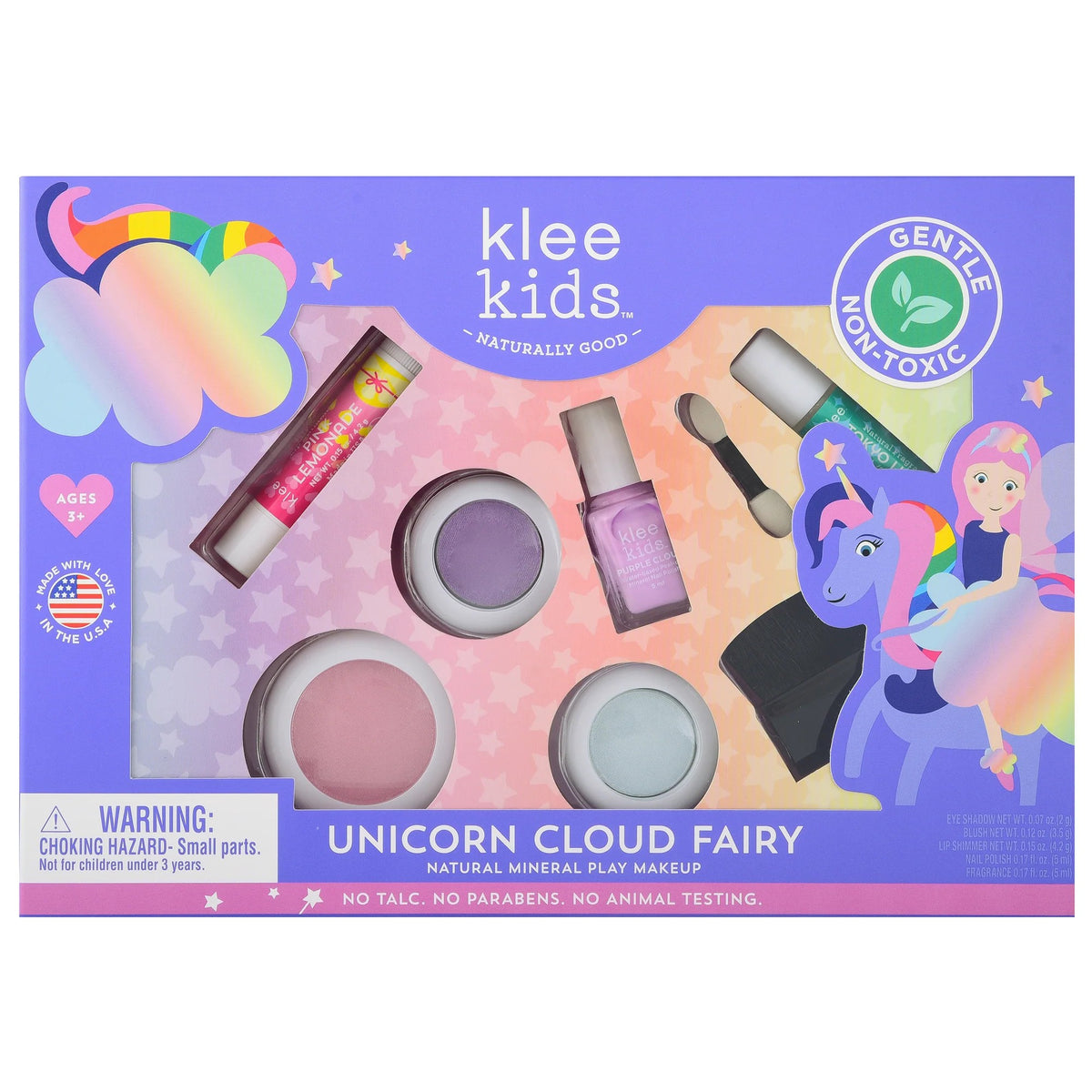 Unicorn Cloud Fairy Natural Kids Makeup Set