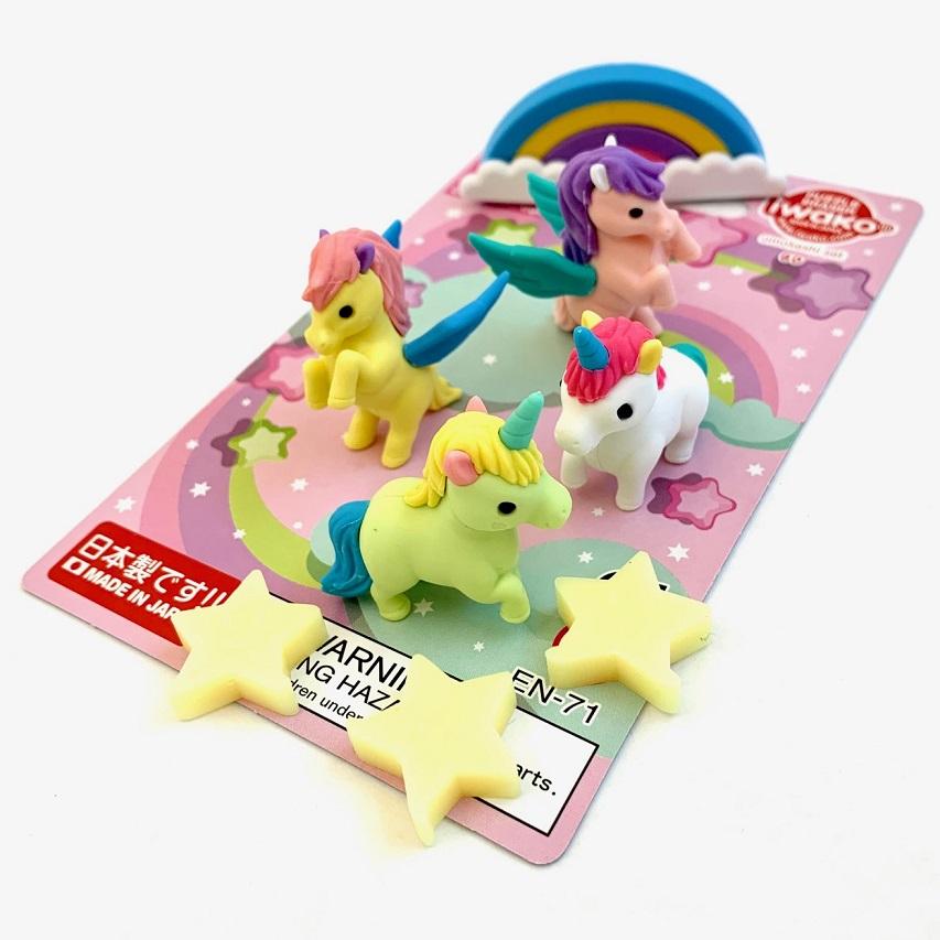 Unicorns & Pegagus Eraser Set