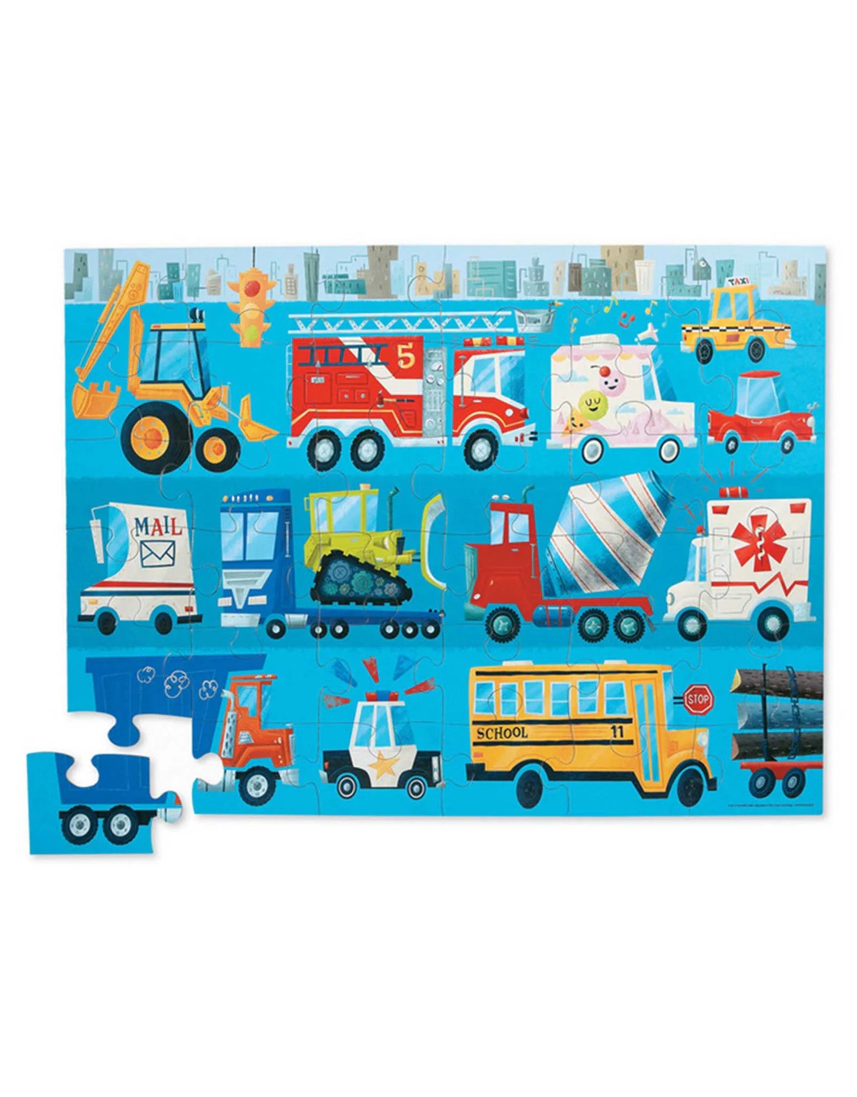 Vehicles 36pc Floor Puzzle