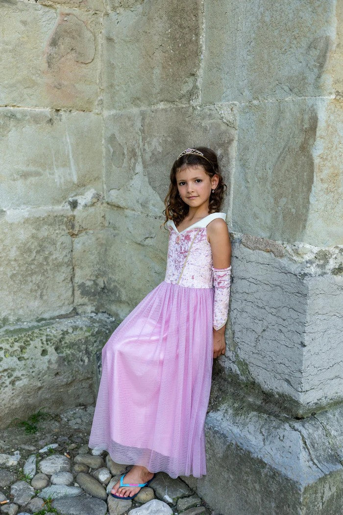 Velvety Soft Sleeping Sweetheart Princess Gown w/ Arm Warmers (Size 5/6)