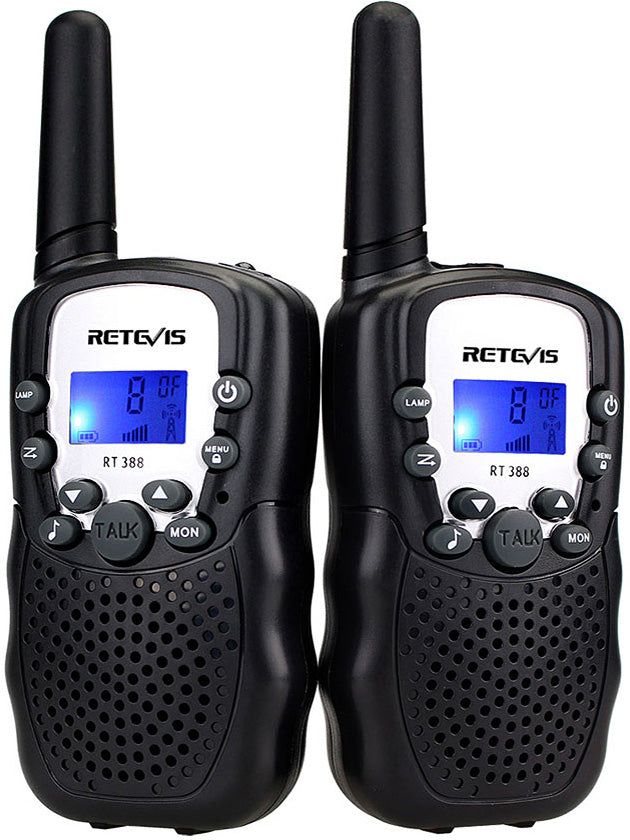 Walkie Talkie Flashlight-Black