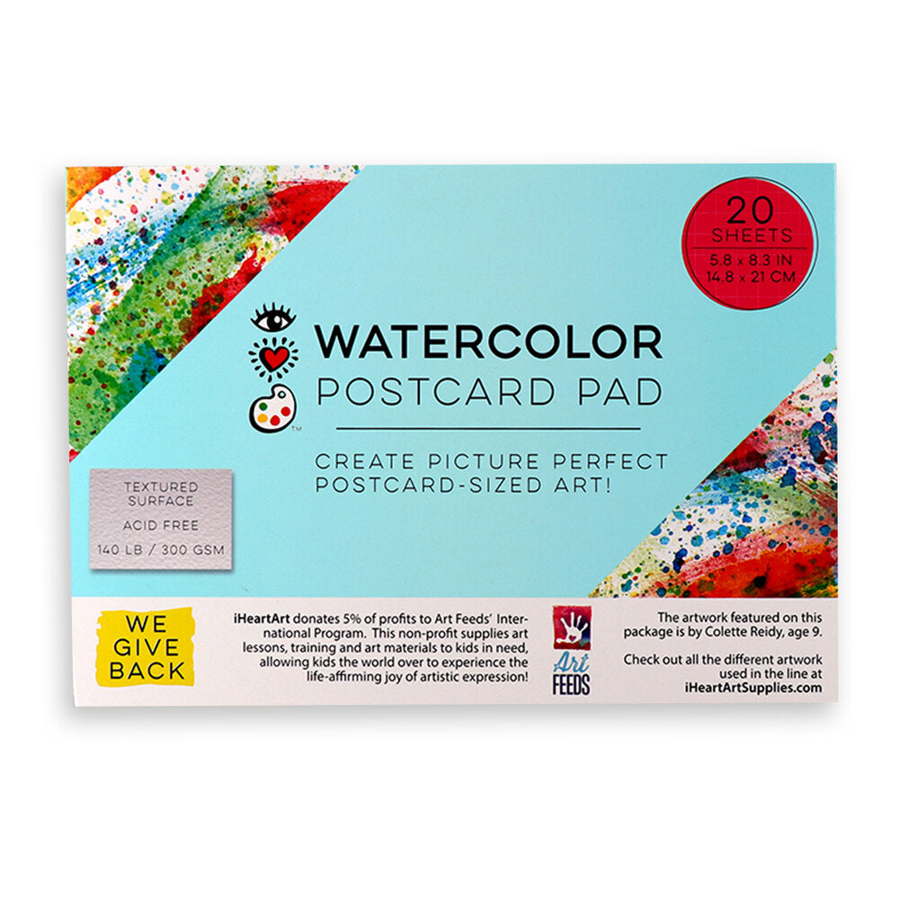 Watercolor Postcard Pad