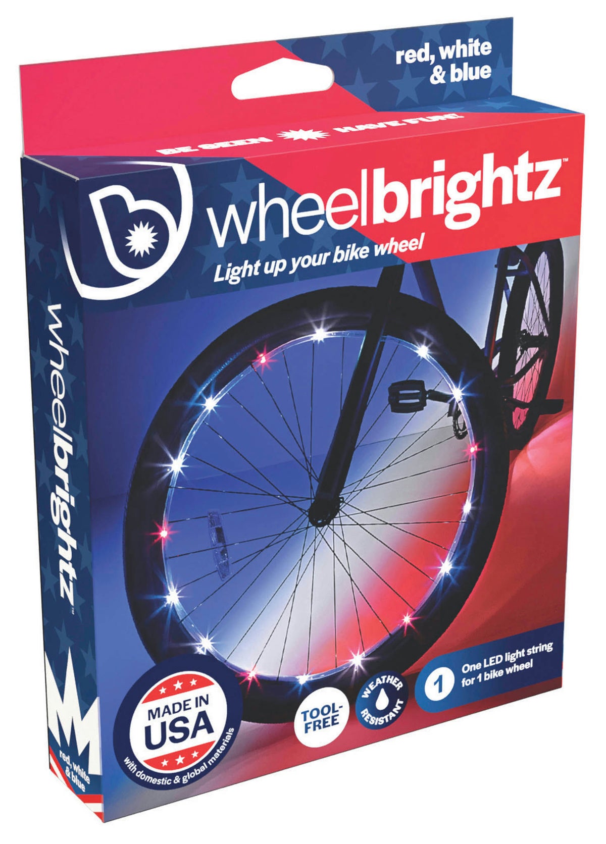 WheelBrightz - Red, White & Blue
