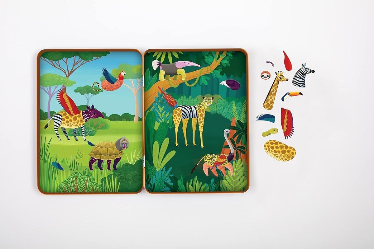Wild Mix-Up Magnetic Build-it Tin