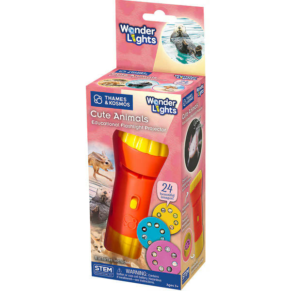 Wonder Lights: Cute Animals - Educational Flashlight Projector