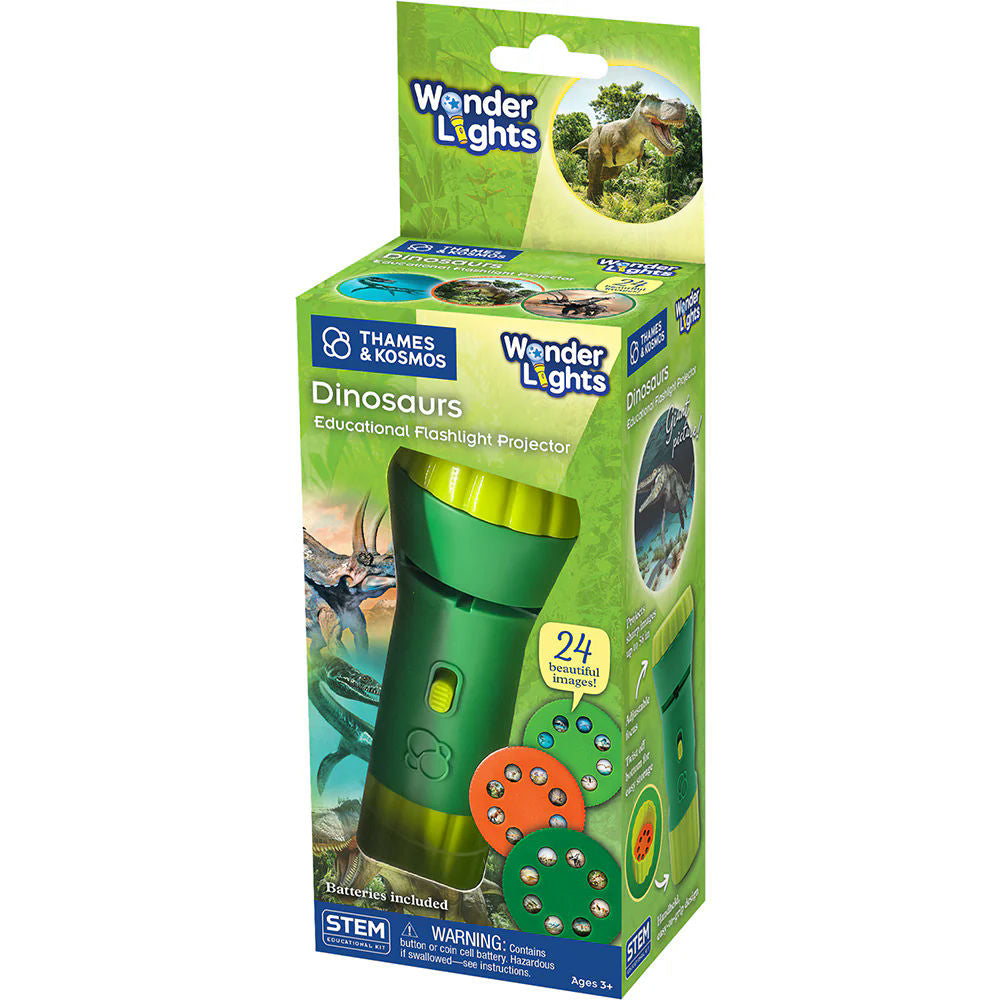 Wonder Lights: Dinosaurs - Educational Flashlight Projector