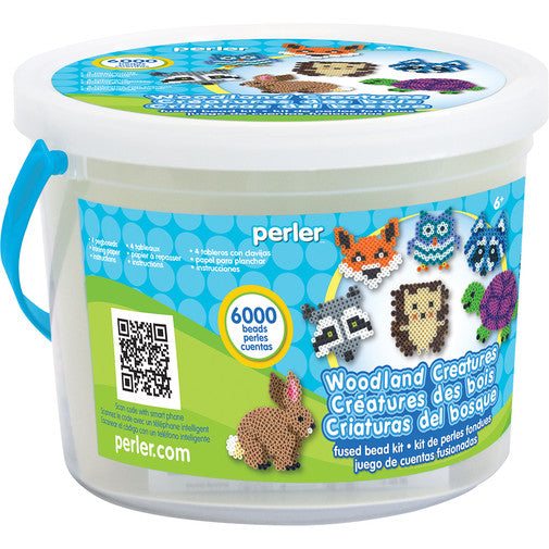 Woodland Perler Bead Bucket