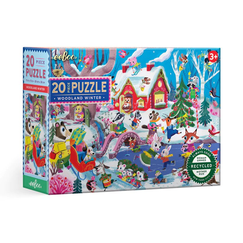 Woodland Winter Holiday 20pc Puzzle