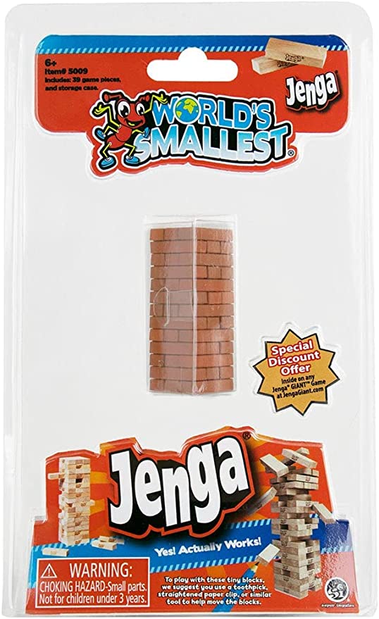 World's Smallest Jenga Game