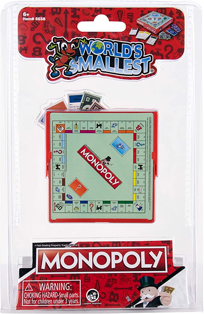 World's Smallest Monopoly Game