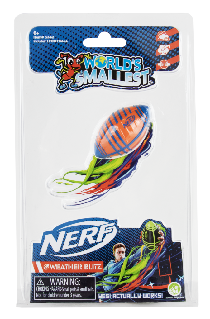 World's Smallest NERF Weather Blitz Football