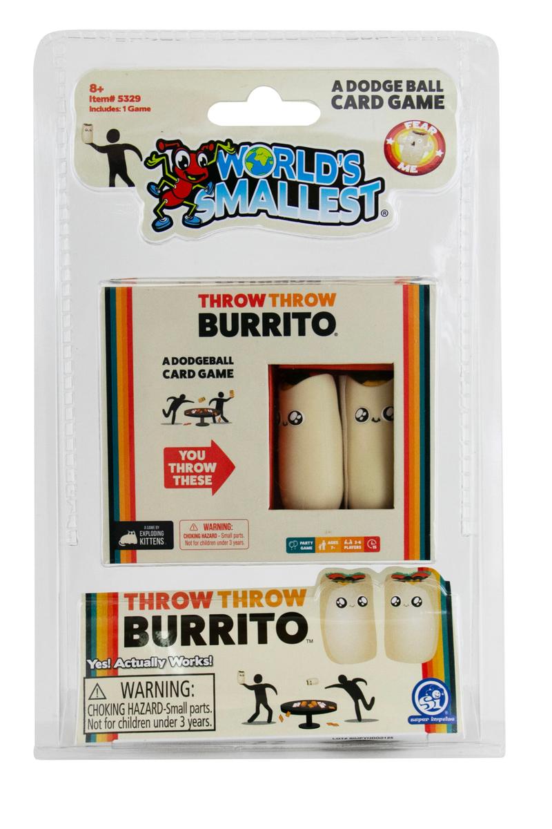 World's Smallest Throw Throw Burrito