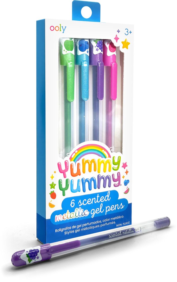 Yummy Yummy 6 Scented Metallic Gel Pens