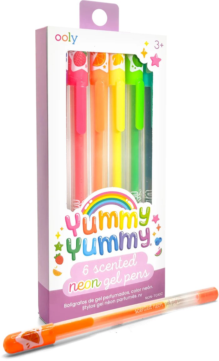 Yummy Yummy 6 Scented Neon Gel Pens