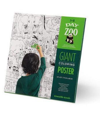 Zoo Coloring Poster