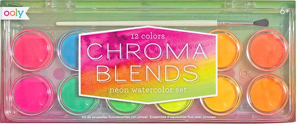 ooly chroma blends neon watercolor paint - Little